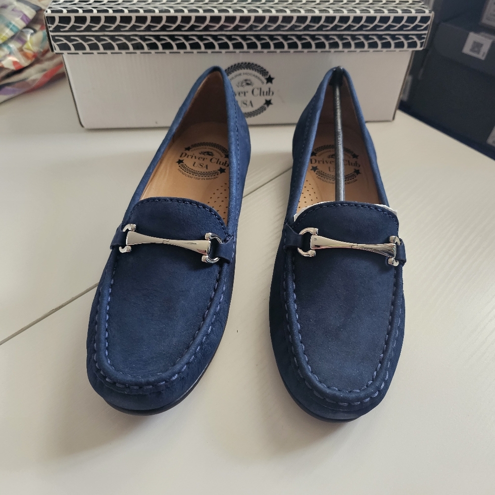 Driver Club USA Women's Leather Grand St 2 Loafer Genuine moccasins - Picture 4 of 10